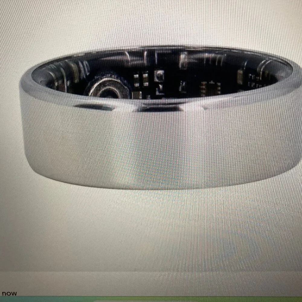 smart ring size 8 color silver